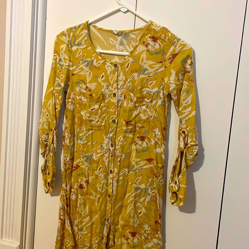 Roxy girl button up tunic